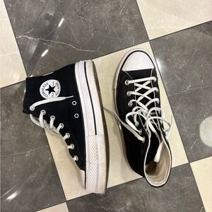 Converse Black and White High-Tops